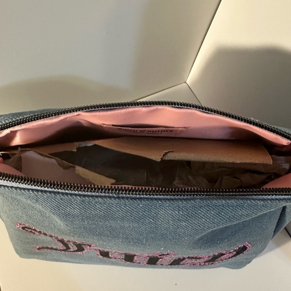 Juicy Couture Denim Blue Cosmetic Bag - Picture 6 of 6